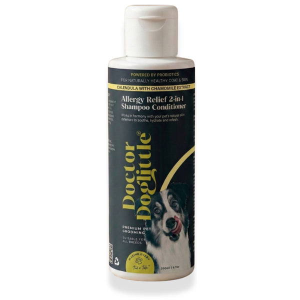Doctor Doglittle Probiotic Allergy Relief 2 in 1 Shampoo Conditioner for Dogs