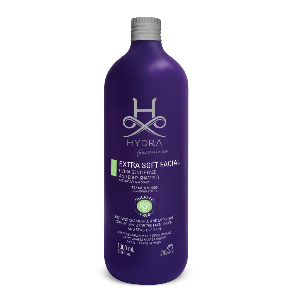 Hydra Groomers Extra Soft Facial Ultra Gentle Face & Body Shampoo for Cats & Dogs Both-Grooming Supplies Hydra Groomers 1L