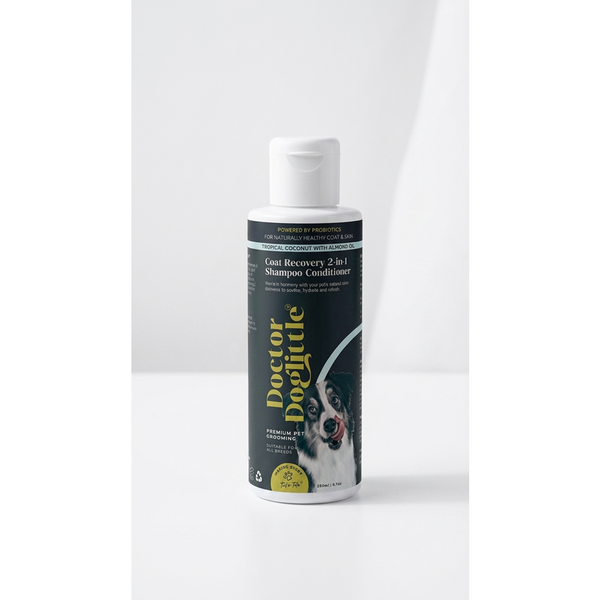 Doctor Doglittle Probiotic Coat Recovery 2 in 1 Shampoo Conditioner for Dogs