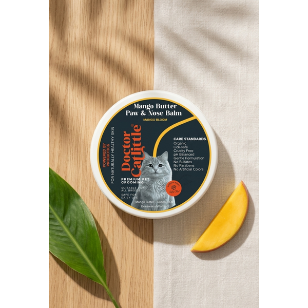 Doctor Catlittle Probiotic Mango Butter Paw & Nose Balm for Cats
