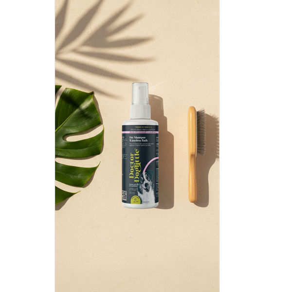 Doctor Doglittle Probiotic Dry Bath Shampoo for Dogs