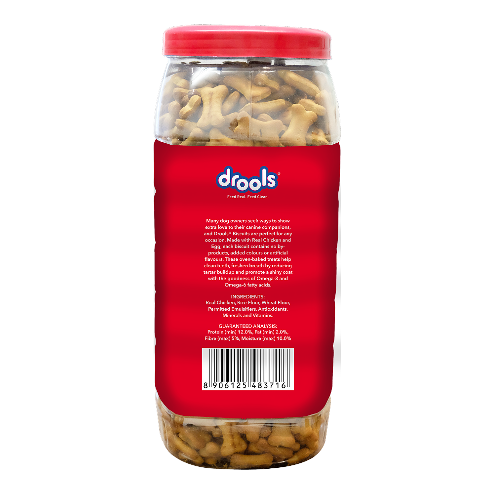Drools Chicken and Egg Biscuit Dog Treats Dog Treats + Others Drools