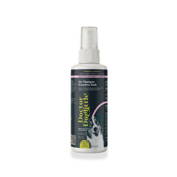Doctor Doglittle Probiotic Dry Bath Shampoo for Dogs