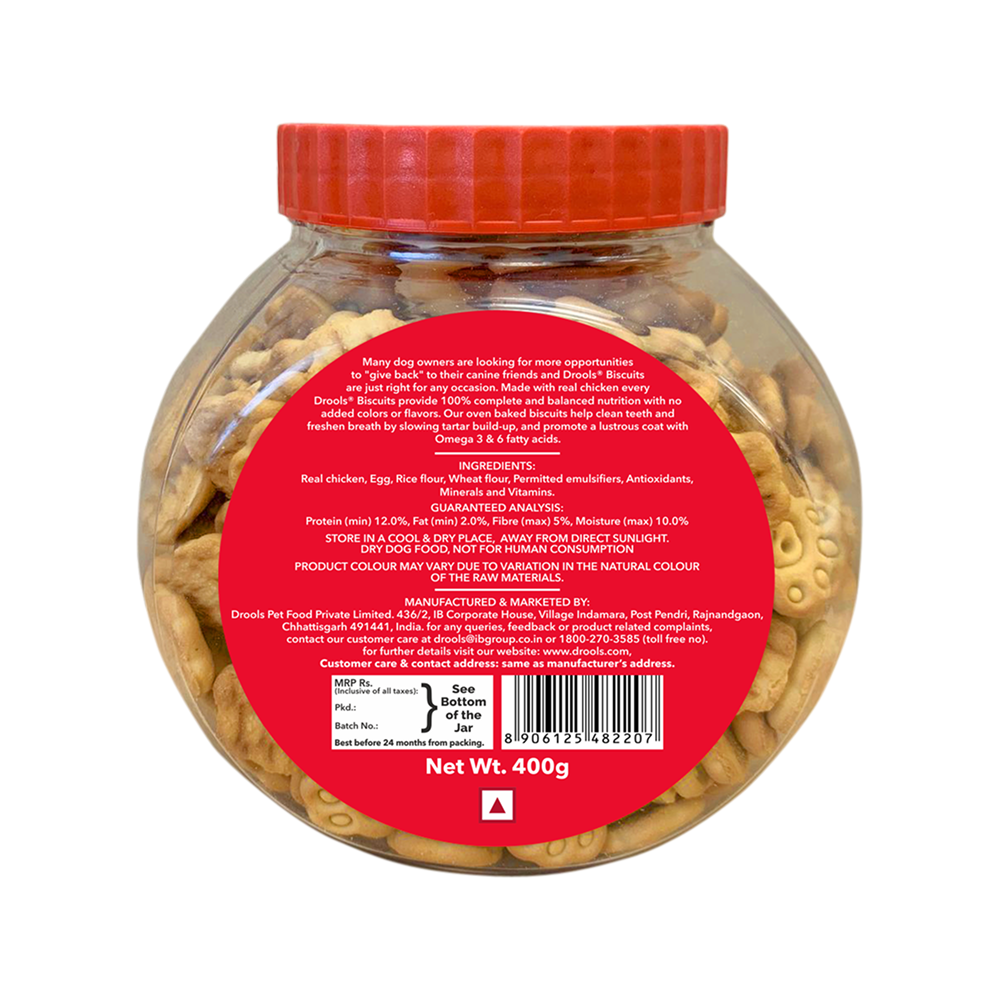 Drools Chicken and Egg Biscuit Dog Treats Dog Treats + Others Drools