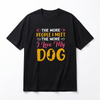Seek Buy Love Dogs Over Humans Oversized Tee (Black) Pet Parent-Clothing & Accessories Seek Buy Love Dropship