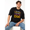 Seek Buy Love Dogs Over Humans Oversized Tee (Black) Pet Parent-Clothing & Accessories Seek Buy Love Dropship