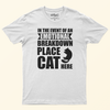 Seek Buy Love Emotional Support Cat Tee (White) Pet Parent-Clothing & Accessories Seek Buy Love Dropship