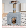Furrlovers Soft Fur Condo Cat Tree with Sisal/Jute Scratching Post & Hanging Ball Cats-Toys Furrlovers Dropship