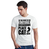 Seek Buy Love Emotional Support Cat Tee (White) Pet Parent-Clothing & Accessories Seek Buy Love Dropship S