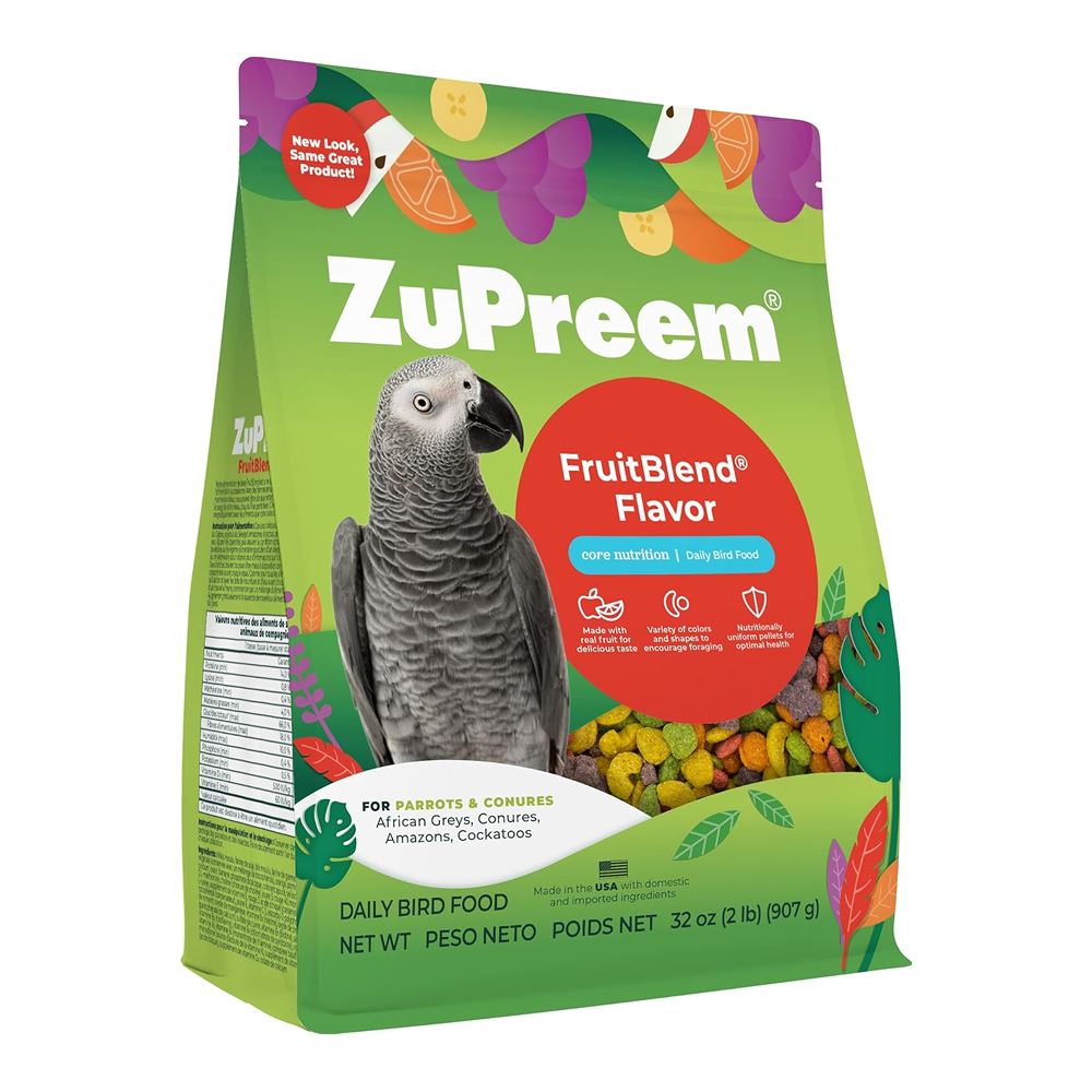 ZuPreem FruitBlend Flavor with Natural Flavors Avian Diets Large Bird Food Birds ZuPreem 1.6kg