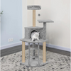 Furrlovers Multi Level Cat Tree with Plush Condo & Jute Scratching Posts (Grey) Cats-Toys Furrlovers Dropship