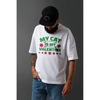 Seek Buy Love My Cat is My Valentine Oversized Tee Pet Parent-Clothing & Accessories Seek Buy Love Dropship