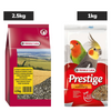 Versele Laga Sunflower Seeds Striped and Prestige Food for Big Parakeets and Birds Birds Versele Laga 2.5kg+1kg
