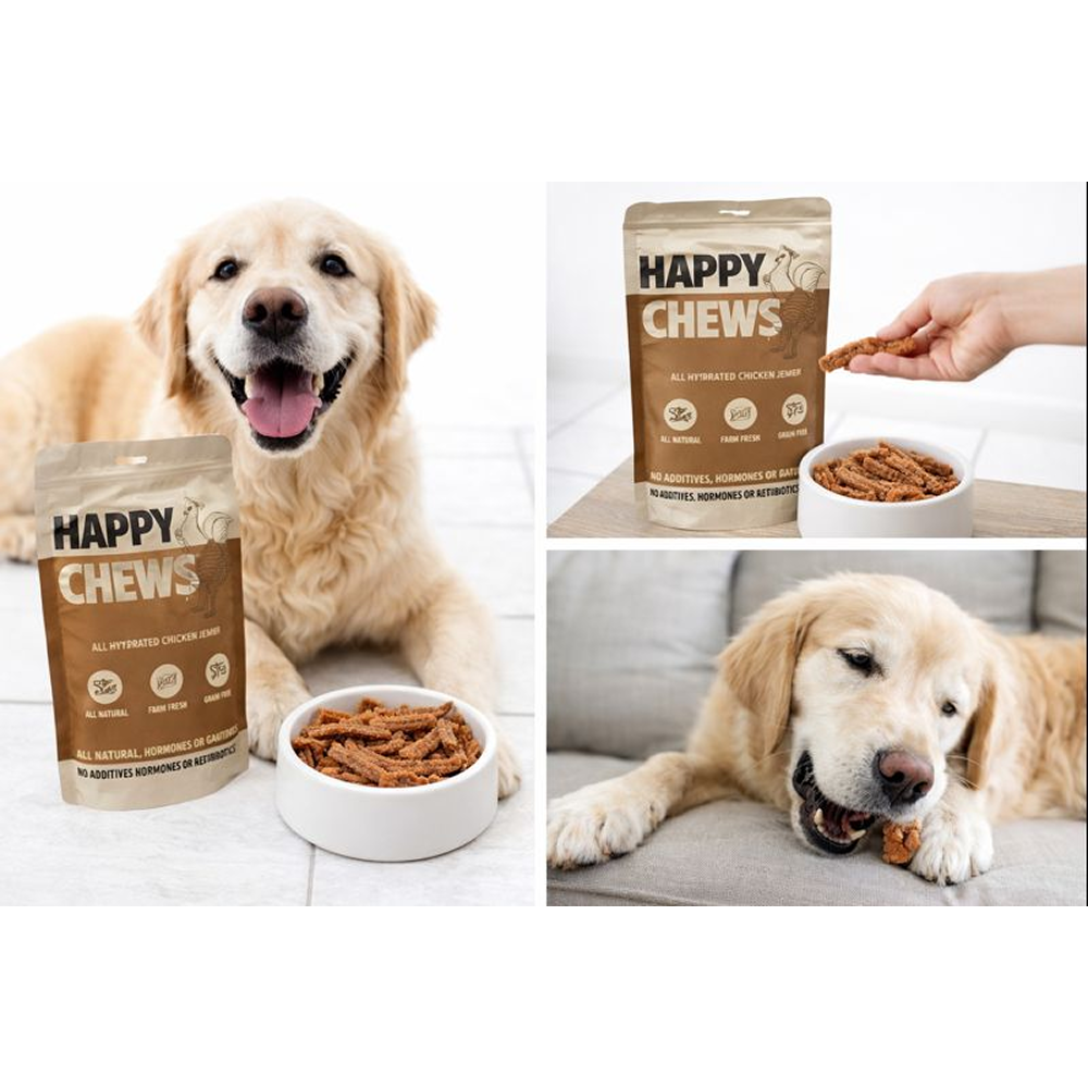 Nootie Happy Chew Dehydrated Chicken Jerky Dog Treat Dog Treats + Others Nootie