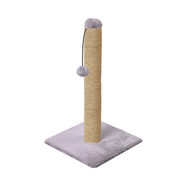 Furrlovers Cat & Kitten Scratching Post Tree with Hammock, Toy & Jute Rope (Grey)