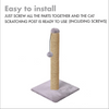 Furrlovers Cat & Kitten Scratching Post Tree with Hammock, Toy & Jute Rope (Grey) Cats-Toys Furrlovers Dropship