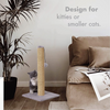 Furrlovers Cat & Kitten Scratching Post Tree with Hammock, Toy & Jute Rope (Grey) Cats-Toys Furrlovers Dropship
