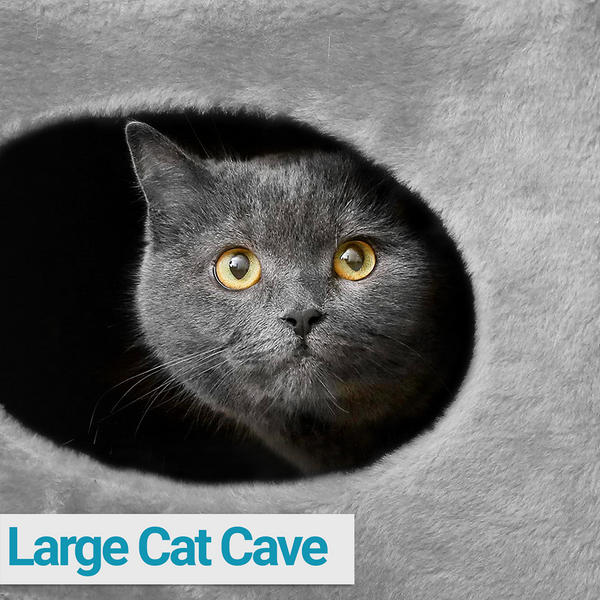 Furrlovers House with Plush Cushion for Cats (Grey)