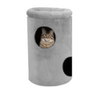 Furrlovers House with Plush Cushion for Cats (Grey) Cats-Toys Furrlovers Dropship