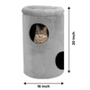 Furrlovers House with Plush Cushion for Cats (Grey) Cats-Toys Furrlovers Dropship