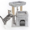 Furrlovers Plush Cat Tree with Scratching Post, Bed & Toy (Grey) Cats-Toys Furrlovers Dropship