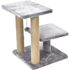 Furrlovers Multiple Level Activity Tower with Scratching Posts for Cats (Grey) Cats-Toys Furrlovers Dropship 21x16x16in