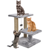 Furrlovers Multiple Level Activity Tower with Scratching Posts for Cats (Grey) Cats-Toys Furrlovers Dropship