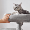 Furrlovers Multilevel Tree with Jute Rope Scratching Post and Fur Fabric Condo for Cats (Grey) Cats-Toys Furrlovers Dropship
