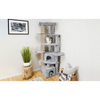 Furrlovers Multilevel Cat Tree with Scratching Posts, Condo & Top Bed with Jute Rope (Grey) Cats-Toys Furrlovers Dropship