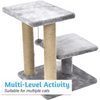 Furrlovers Multiple Level Activity Tower with Scratching Posts for Cats (Grey) Cats-Toys Furrlovers Dropship