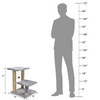 Furrlovers Multiple Level Activity Tower with Scratching Posts for Cats (Grey) Cats-Toys Furrlovers Dropship