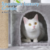 Furrlovers Multi Storey Cat Tree with Hammock, Condo & Scratching Posts (Grey) Cats-Toys Furrlovers Dropship