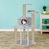 Furrlovers Multi Level Cat Tree with Plush Condo & Jute Scratching Posts (Grey) Cats-Toys Furrlovers Dropship