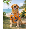15 Furries Floral Cotton Shirts for Dogs (Rust Orange) Dogs-Clothing & Accessories 15 Furries Dropship XXS