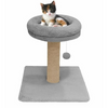 Furrlovers Fur Activity Cat Tree Scratching Post with Sisal Tower (Grey) Cats-Toys Furrlovers Dropship