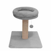 Furrlovers Fur Activity Cat Tree Scratching Post with Sisal Tower (Grey) Cats-Toys Furrlovers Dropship 16in