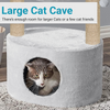 Furrlovers Dual Level Cat Bed and Scratching Post with Hammock (Grey) Cats-Toys Furrlovers Dropship