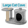 Furrlovers Multi Level Plush Cat Tree with Condo & Sisal Scratching Posts (Grey) Cats-Toys Furrlovers Dropship