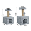 Furrlovers Soft Fur Condo Cat Tree with Sisal/Jute Scratching Post & Hanging Ball Cats-Toys Furrlovers Dropship
