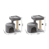Furrlovers Tree with Scratching Post Condo and Toy Ball for Cats (Grey) Cats-Toys Furrlovers Dropship