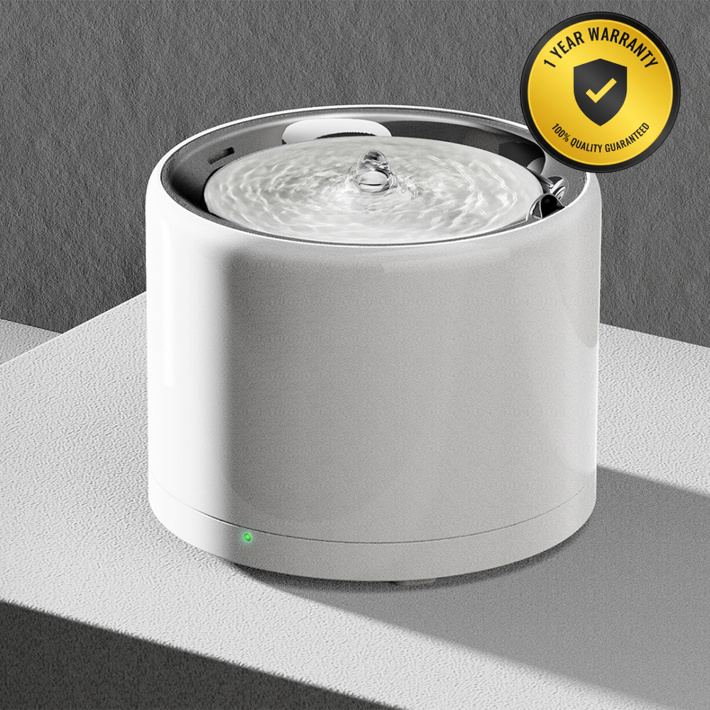 Petkit Eversweet 3 Pro Smart Automatic Water Fountain with Wireless Pump for Cats & Dogs (White) Rewards Both-Bowls & Feeders Supertails 1.6L