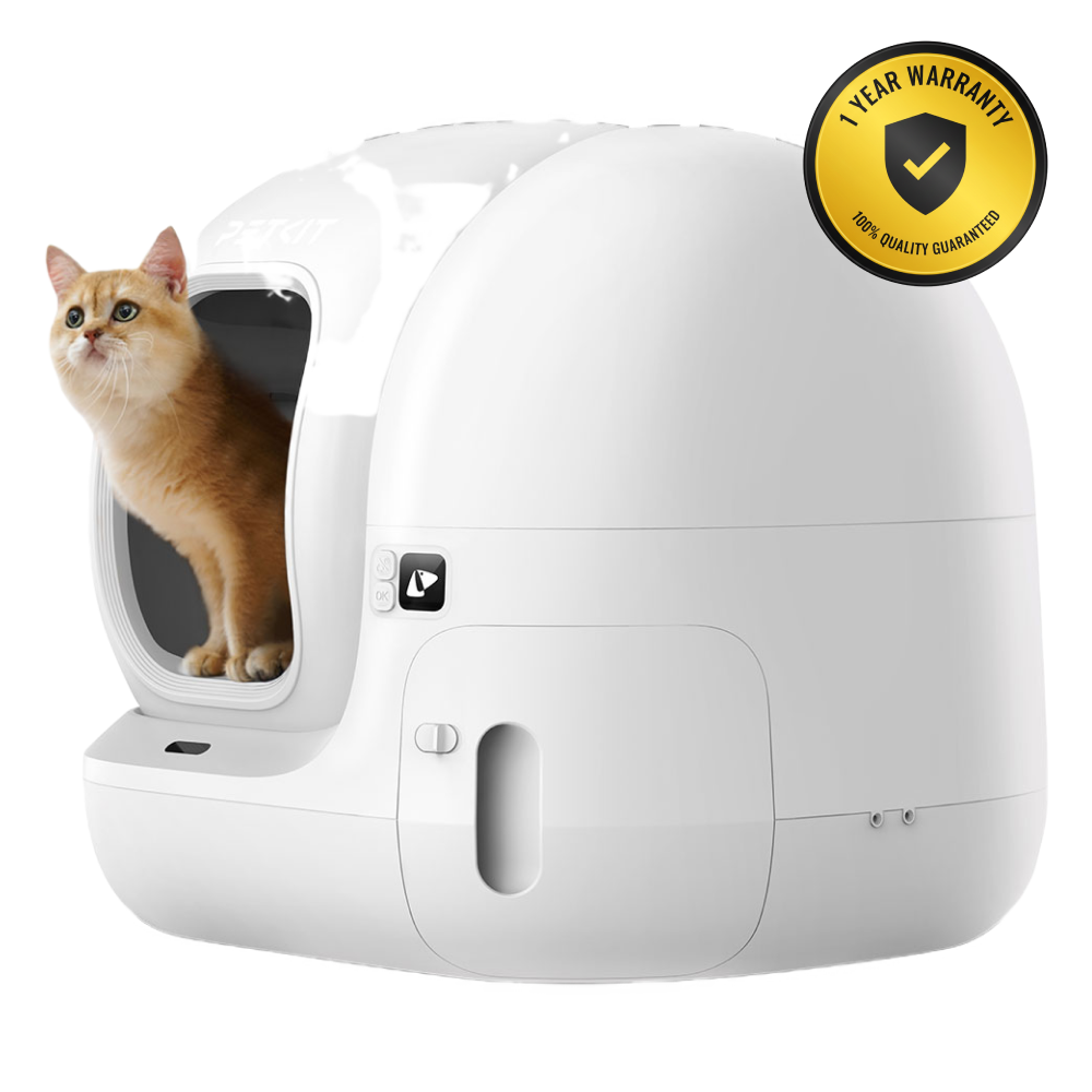 Petkit PuraMax2 Automatic Self Cleaning App Controlled 2.4G WiFi Litter Box for Cats (White) Litter Supplies Petkit Dropship 76L
