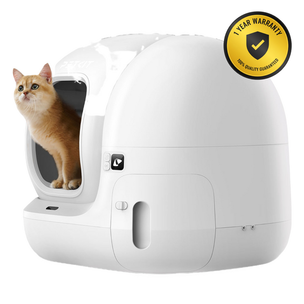 Petkit PuraMax2 Automatic Self Cleaning App Controlled 2.4G WiFi Litter Box for Cats (White)