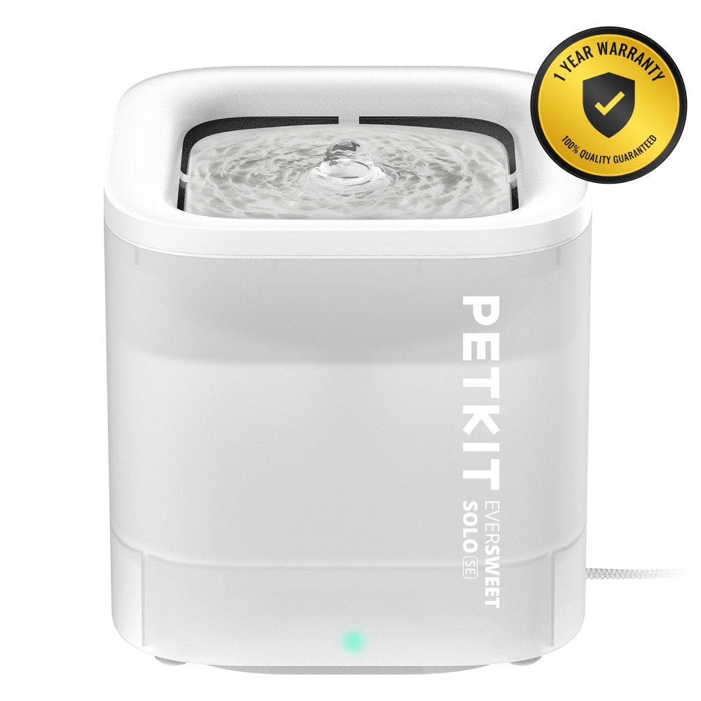 Petkit Eversweet Solo SE Smart Automatic Water Fountain for Cats & Dogs (White) Both-Bowls & Feeders Petkit Dropship 1.8L