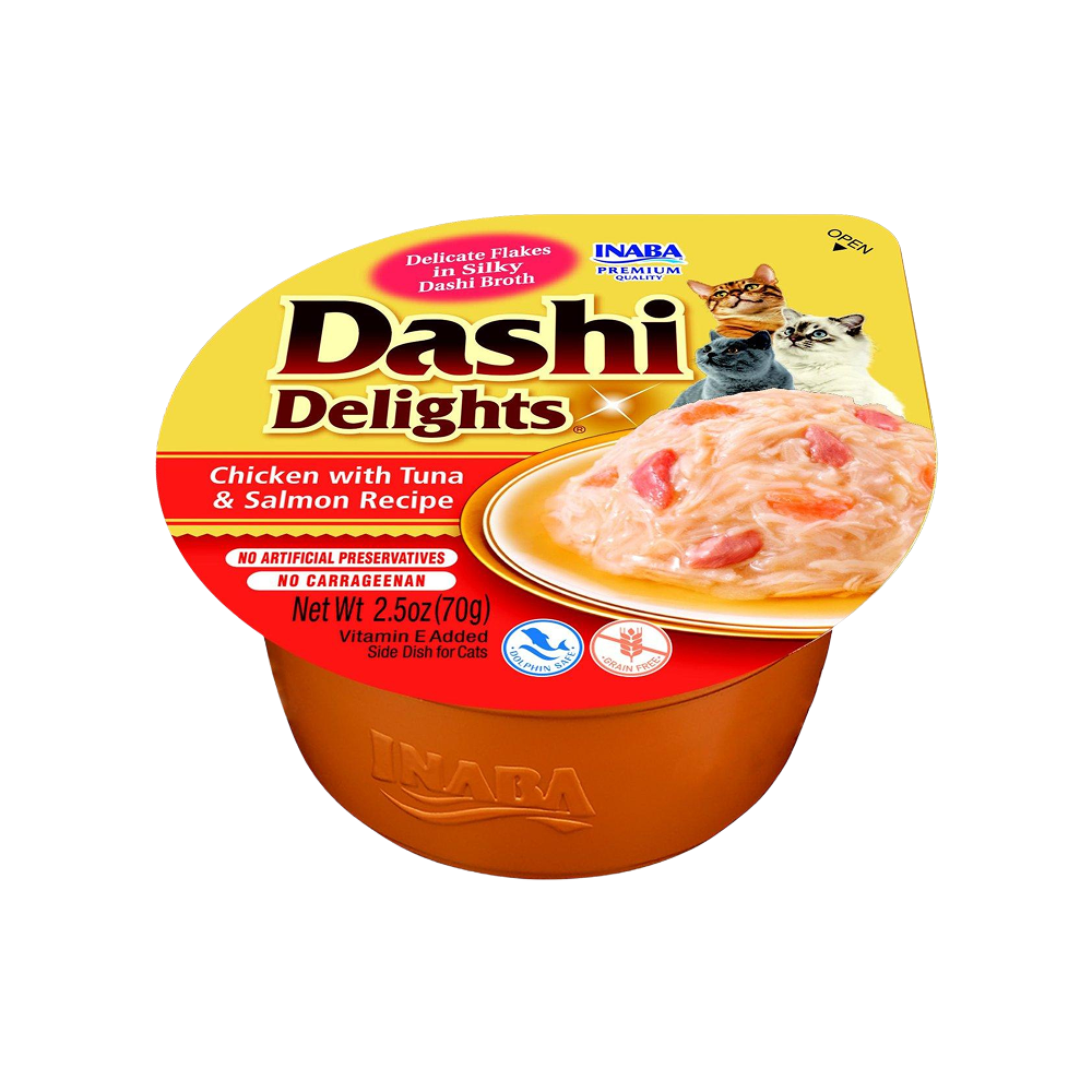 Inaba Dashi Delights Chicken with Tuna & Salmon Recipe Cat Wet Food Cats-Treats & Others INABA 70g