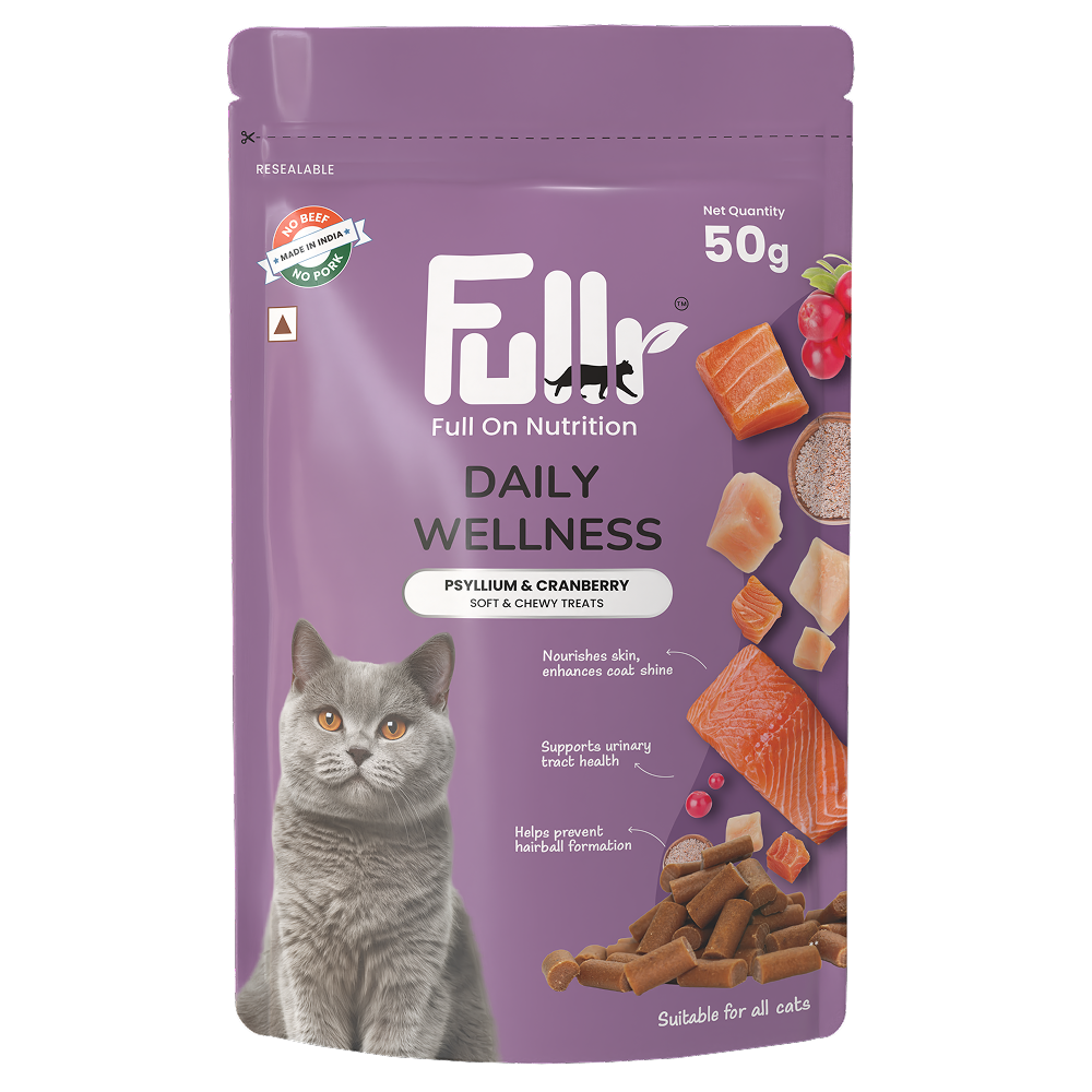 Fullr Daily Wellness Soft & Chewy Cat Treats Cats-Treats & Others Fullr 50g