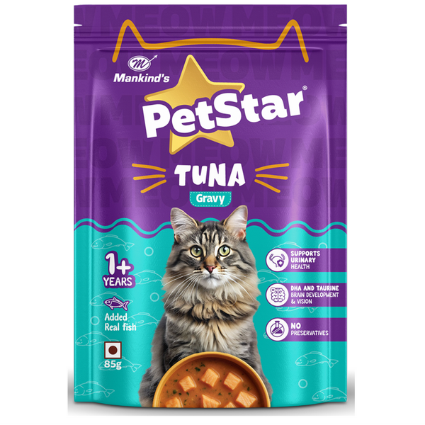 Mankind Petstar Tuna Gravy Adult Cat Wet Food