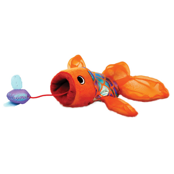 Kong Crackles Gulpz Toy for Cats (Orange)