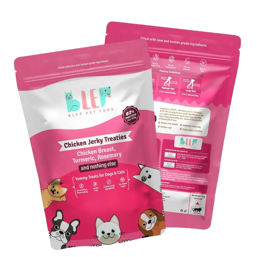 BLEP Chicken Jerky Cat and Dog Treats Dogs-Fresh Food BLEP 70g