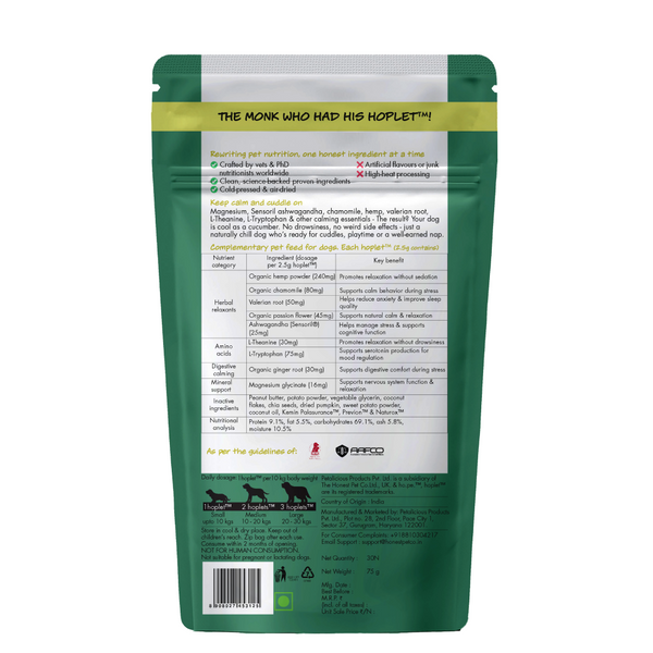 Hope Vegan Calming Supplement for Dogs